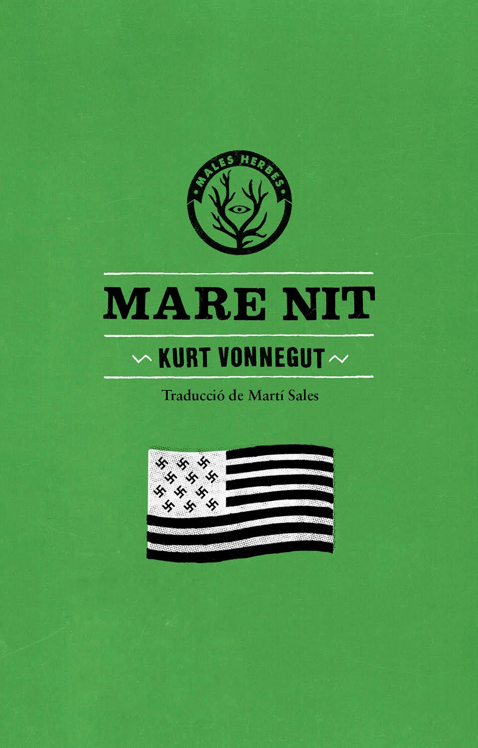 Coberta del llibre | Mare nit de Kurt Vonnegut | Editorial Males Herbes