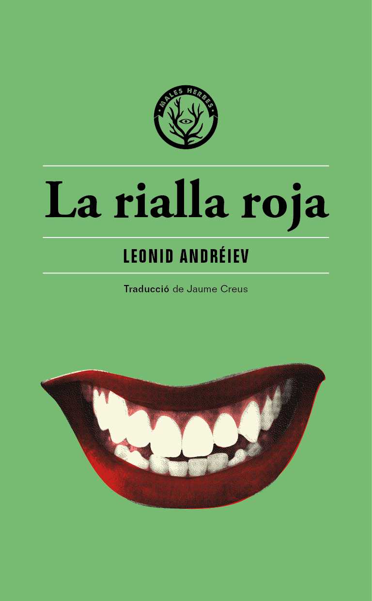 Coberta del llibre | La rialla roja de Leonid Andréiev de la Editorial Males Herbes