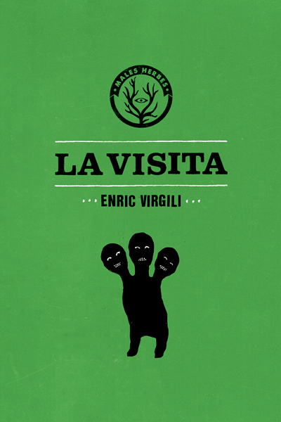 Coberta del llibre | La visita de Enric Virgili | Editorial Males Herbes